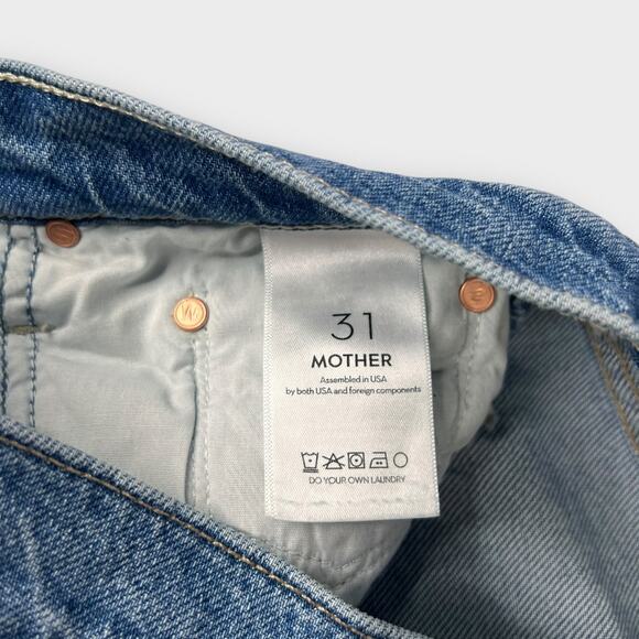 MOTHER The Outsider Flood Jeans in Field Trip Size 31 NWT - Picture 6 of 10